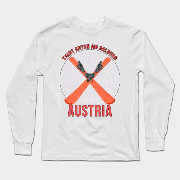 Saint Anton am Arlberg, Austria Long Sleeve T-Shirt by DiegoCarvalho